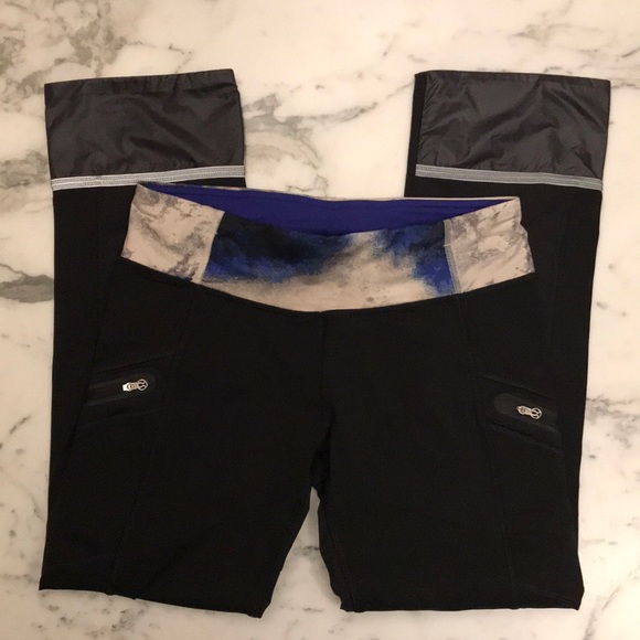lululemon athletica Pants - Lululemon Black Athletic Yoga Pants Size 8